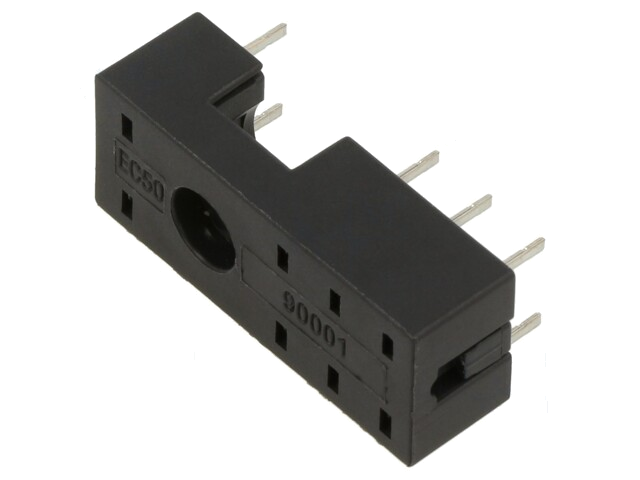 Socket; PIN: 8; 12A; 300VAC; PCB; voor printplaten; -40÷70°C Socket; PIN: 8; 12A; 300VAC; PCB; voor printplaten; -40÷70°C